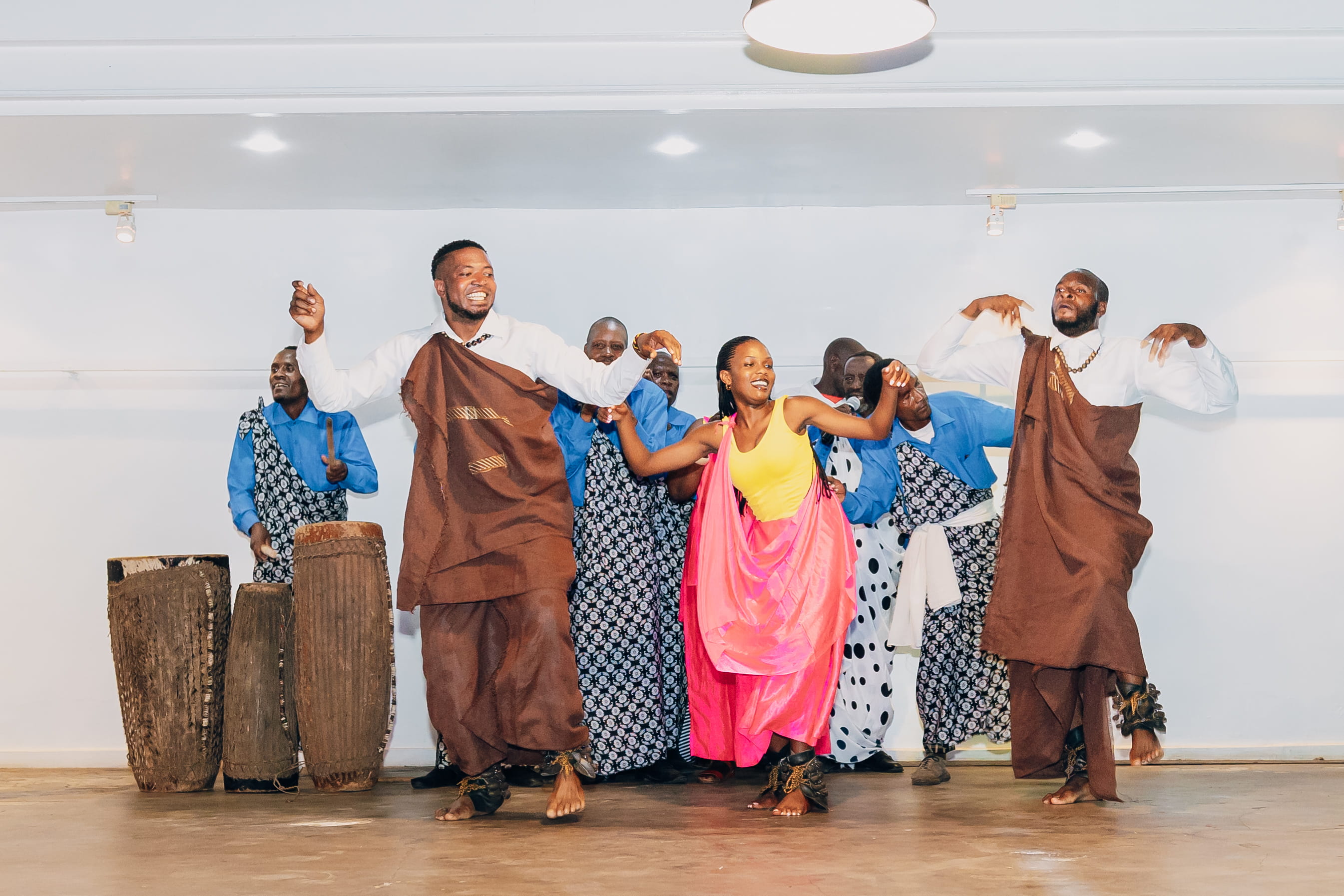 African dancers expressing culture through movement